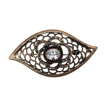 

Brooch jewelery eye 55413 (bronze, lock-pin, jewelery alloy)