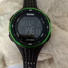 SKMEI – relojes deportivos para hombre, cronógrafo digital, LED, resistente al agua con Cronos y cuenta atrás, militar, masculino