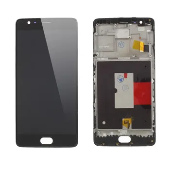 

AAAA+ Display LCD Screen and Digitizer Assembly + Frame Replacement for OnePlus 3 / 3T - Black/White