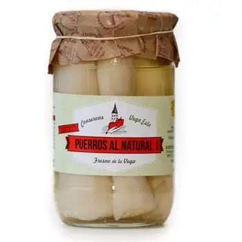 

Leeks al natural into preserves. Preserves VegaEsla