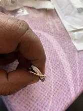 Huitan-anillo cruzado en forma de X de dos tonos para mujer, joyería de moda de boda, sortijas grandes y modernas de piedra CZ deslumbrantes