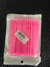 Juego de pinceles desechables para extensión de pestañas, kit de 100 unidades de cepillos para extensión de pestañas, microcepillos de hisopo, herramientas individuales de eliminación de pestañas, aplicadores