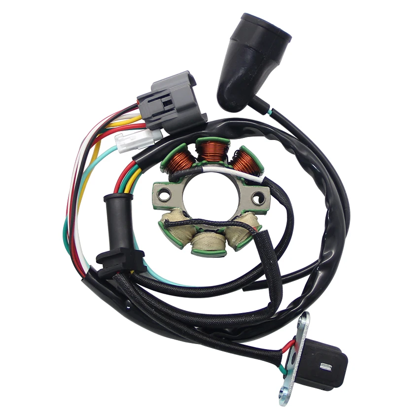 Катушка статора зажигания мотоцикла для Kawasaki KX250F 2004-2010 OEM 21003-0091 21003-0027 21003-0048 Suzuki