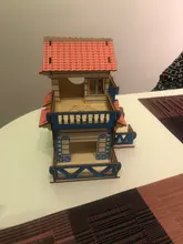 Hamster Hideout Wooden Hut Small Animals Double Layer Villa Rat Room House Cage 50JD