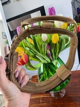 Collar de perro personalizado con grabado de nombre libre, hebilla de Metal fuerte, táctico, perro militar, con mango de Control, liberación rápida