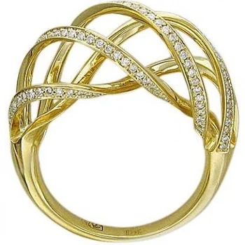

Esthete ring with 117 yellow gold diamonds 750