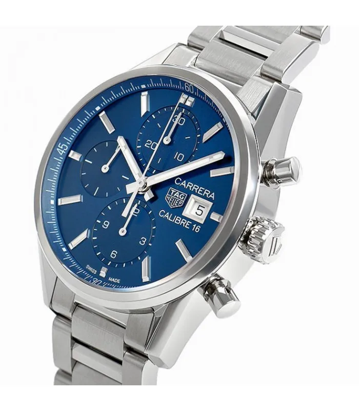 Часы TAG HEUER CARRERA Калибр 16 хронограф автоматический CBK2112.BA0715