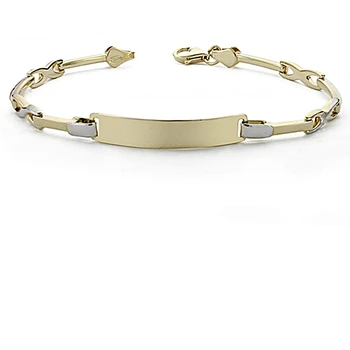 

Slave 18k gold two-tone 18cm. Sections semirígida [8048]