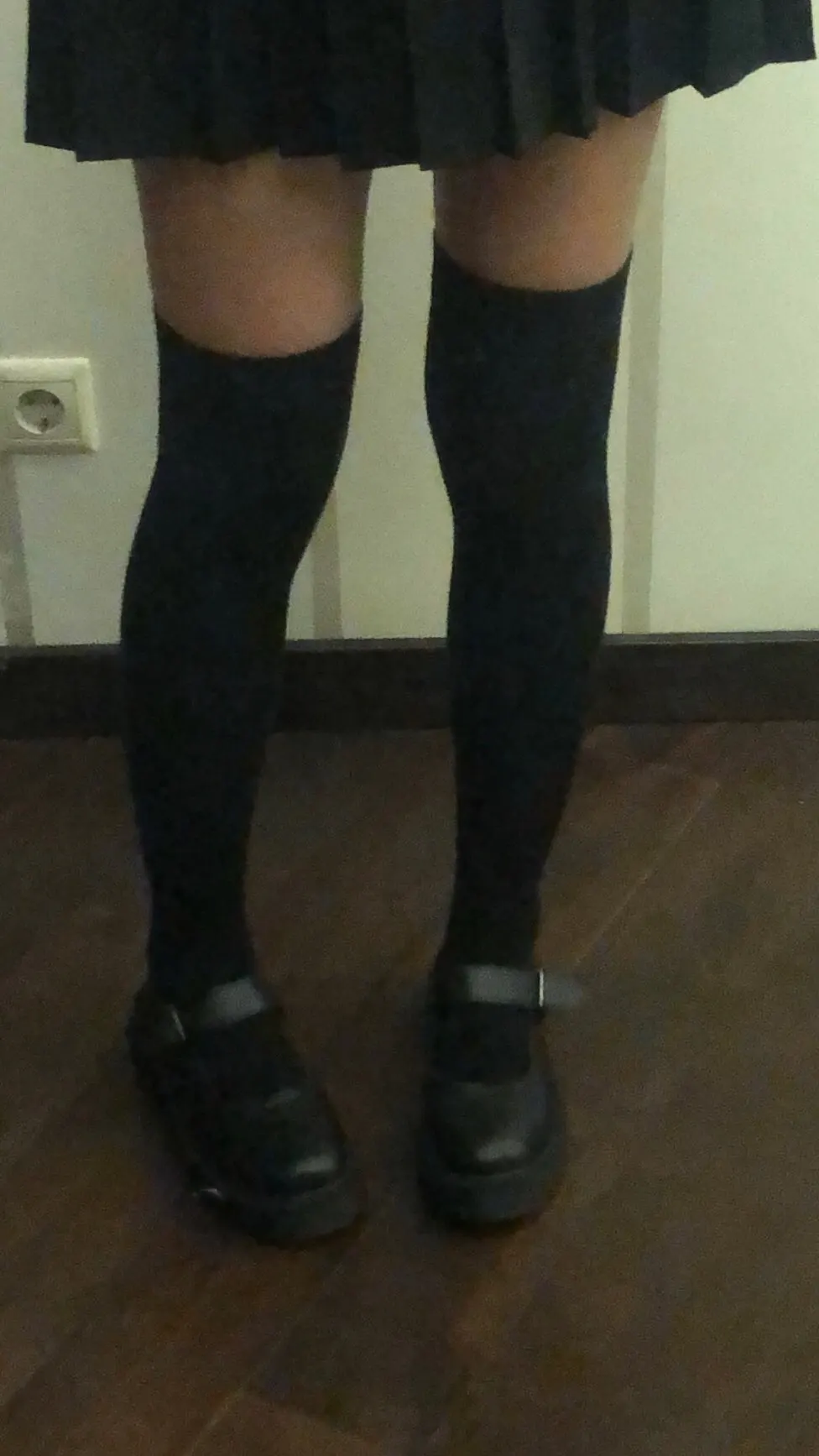 Черные кожаные туфли Academic Lolita с круглым носком из искусственной кожи