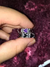 HUANZHI-anillos de corazón de Metal de amor para mujer y niña, joyería de fiesta de color barroco Vintage, personalidad, novedad de 2020