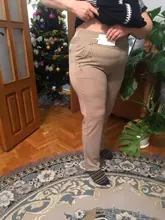 Pantalones informales de talla grande para mujer, pantalón largo, holgado, de cintura alta, elásticos, para Primavera/otoño, 2021