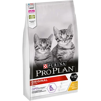 

Сухой корм Purina Pro Plan для котят, беременных и кормящих кошек, Курица, 7 кг