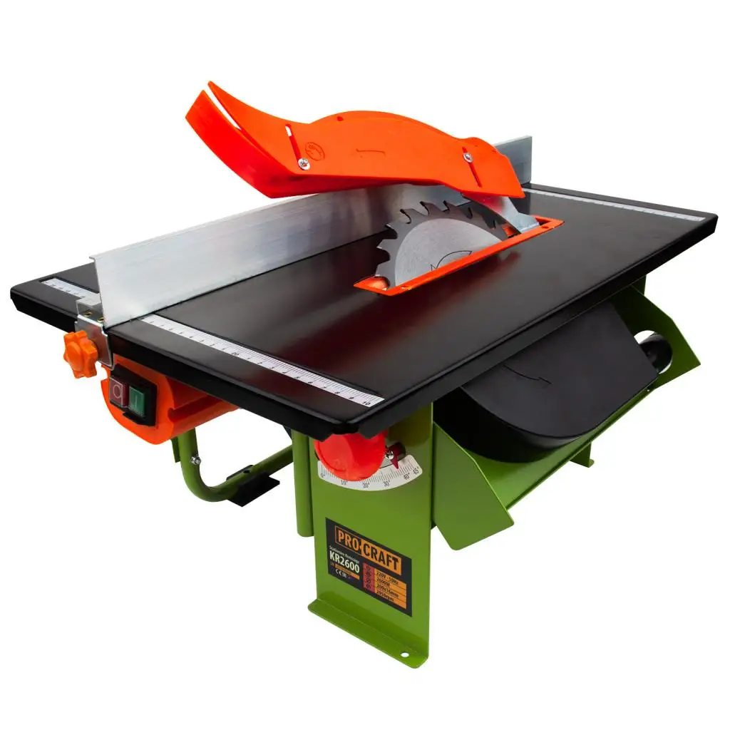 Стационарная циркулярная пила ProCraft KR2600 (мощность 800 Вт отрезной диск Ø200 мм пропил