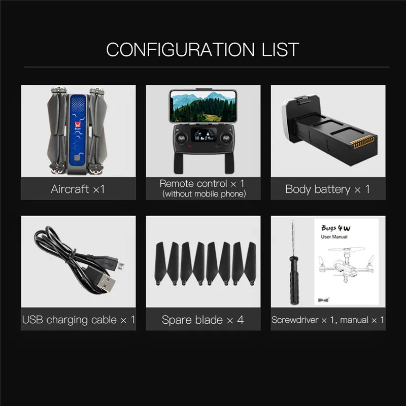 MJX B4W Bugs 4 W 5G gps бесщеточный складной Дрон с Wi-Fi FPV 2K HD камерой анти-встряхивание 1,6 км 25 минут оптический поток RC Квадрокоптер - Цвет: Синий