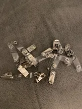 Mini carrete retráctil de dibujos animados para insignia de enfermera, Tarjeta De Nombre de identificación, Clip para estudiante, oficina, 10 Uds.