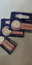 4 unids/lote CR1616 botón moneda baterías SONY 100% Original cr 1616 batería de litio de 3V DL1616 ECR1616 LM1616 5021LC