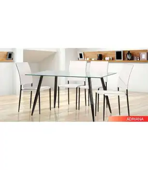 

Set Table 2 colors and 4 chairs cappuccino or white