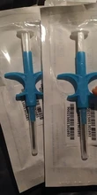 (20 piezas) Microchips desechables para mascotas, 1,4X8mm, 134,2 khz, chip Animal fdx-b, jeringa de cerdo, inyector de identificación para mascotas, aguja de jeringa para perro, gato y vaca