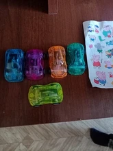 Mini vehículo extraíble de dibujos animados para niños, juguetes de fiesta de cumpleaños para niños, modelo educativo divertido de plástico, juguete para regalo, 1 ud.