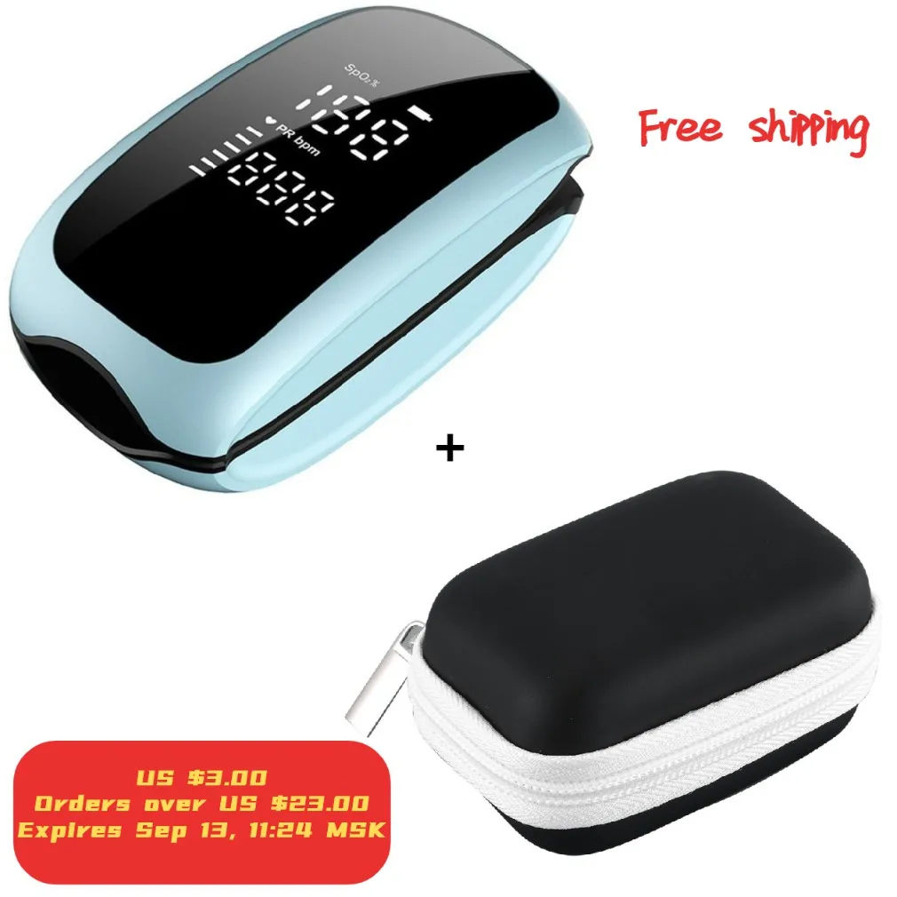 

New Precise Medical Portable Finger Pulse Oximeter blood oxygen Heart Rate Saturation Meter Oximetro de dedo Saturometro Monitor