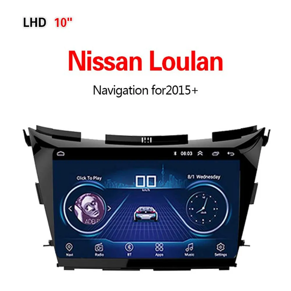 Lionet gps-навигация для автомобиля Nissan Loulan+ 10,1 дюймов LN1008Y - Размер экрана, дюймов: WIFI 1G16G
