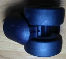 Furniture Wheels Caster Replacement Safe-Roller Rubber Office-Chair NAIERDI Universal