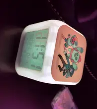 Reloj despertador de estrella de dibujos animados para chico, despertador Digital con luz LED, juguetes para chico, Mesa de Color variable, wekker