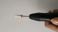 Fresadora para manicura molino cerámica de manicura máquina conjunto cortador para pedicura limas eléctricas para uñas taladro debilidad