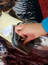 SMOOZA-Cartera de Piel de Mujer, Cartera de Piel de Mujer, billetera mate corta, billetera de Mujer con tres tarjetas plegables, 2020