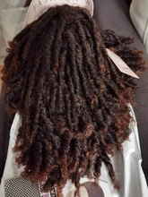 Wignee corto Borgoña sintético pelucas para mujeres negras de locs Afro africano peinado trenzado pelucas Crochet giro fibra pelucas de cabello