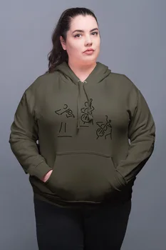 

Angemiel Wear Instrument Green Women 'S Hooded Sweatshirt