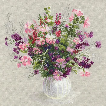 

1010 set for embroidery Riolis 'Summer book', 48*48 cm