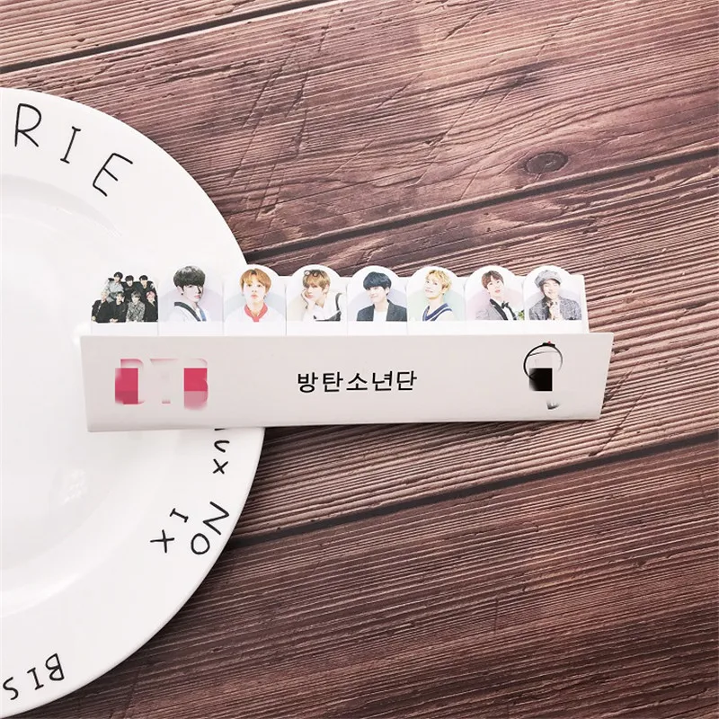 Kpop Липкие заметки Bangtan Boys JIMIN JK Blackpink GOT7 JB MARK BAMBAM JACKSON Seventeen StickerFans Note-pad метки JISOO JENNIE