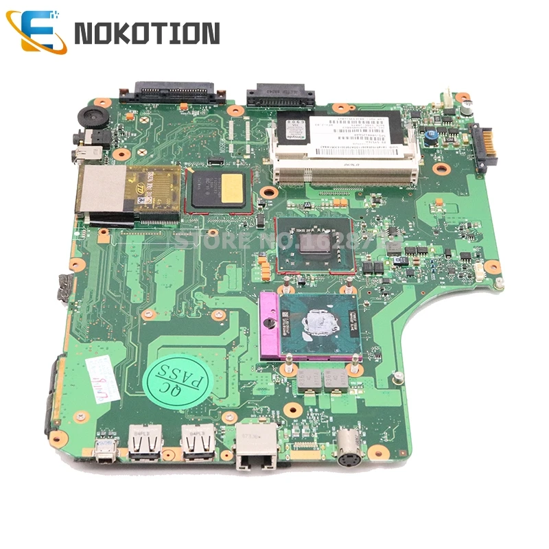 NOKOTION материнская плата для ноутбука Toshiba Satellite A300 A305 основная плата V000125600 6050A2169401 DDR2 Бесплатный процессор