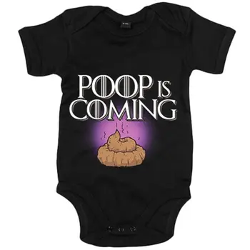 

Baby bodysuit Poop Is Coming funny spoof of Thrones