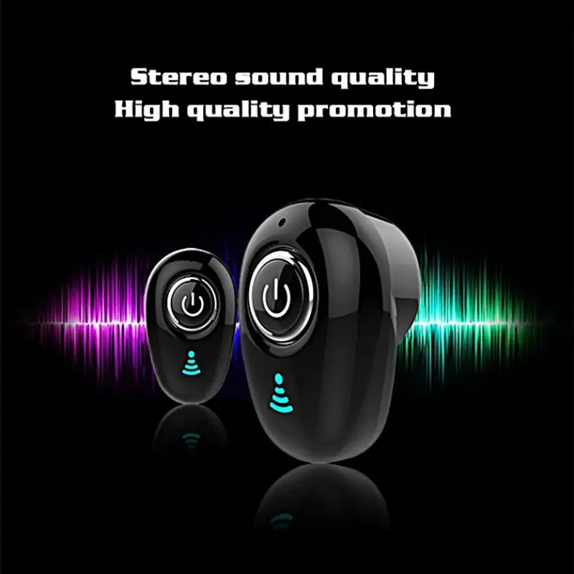 S650 Mini Single In-ear Sports 5.0 Button Bluetooth Headset Android iOS Earbud Wireless Stereo Earphone with Mic HD Noise Cancel (5)