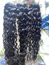 Extensiones con ondas al agua con cierre Maxine Remy extensiones de cabello humano con cierre 30 pulgadas 3 4 mechones con cierre de encaje 4x4