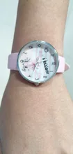 Reloj de pulsera de alta calidad para niñas, informal, con correa de cuero de Pantera Rosa, ratón, para estudiantes