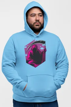 

Angemiel Purple Wear Azrael Blue Men 'S Hooded Sweatshirt