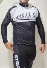 STRAVA-Pantalones largos térmicos para ciclismo, pantalones largos con almohadilla de Gel 20D, pantalones con tirantes de ciclismo, para invierno, 2019