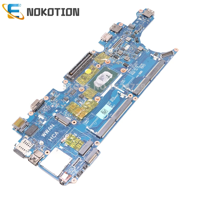 low cost NOKOTION CN-0T78NH 0T78NH T78NH ADM60 LA-C621P For Dell Latitude E5270 Laptop Motherboard SR2F1 I7-
