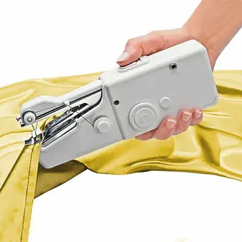 

Portable MANUAL sewing machine electric travel wireless camping stitching
