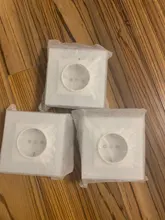 Coswall-Panel de alimentación de vidrio templado para pared, enchufe con conexión a tierra 16A, enchufe europeo, ruso, España, con cerradura protectora para niños