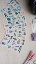 Washi-etiqueta adhesiva decorativa Kawaii para álbum de recortes, pegatinas de papelería para niña, ballena, flores, álbum diario, bricolaje, 6 hojas/paquete
