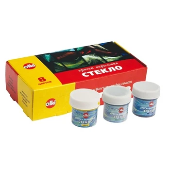 

Acrylic paint in a set of glass 4203 OL