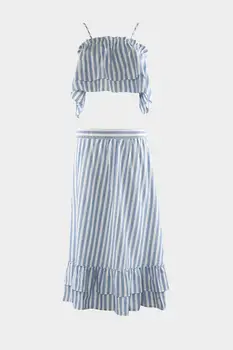 

Trendyol Striped Slash Detailed Sub-Top Suit TBESS20AU0066