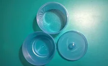 Caja de almacenamiento para desinfección de herramientas de arte de uñas, 4 colores, brocas, cortaúñas, pinzas, accesorios, esterilizador de limpieza de uñas