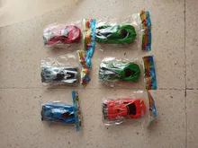 6 unids/set Mini coche de juguete modelo de fundición Tire hacia atrás coche de carreras de simulación autobús camión vehículo lindo juguetes de plástico para niños regalos