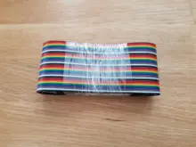 Connector-Line Ribbon-Cable Wires Dupont Rainbow Flat for FC PITCH 40P 1M 2M 3M 5M