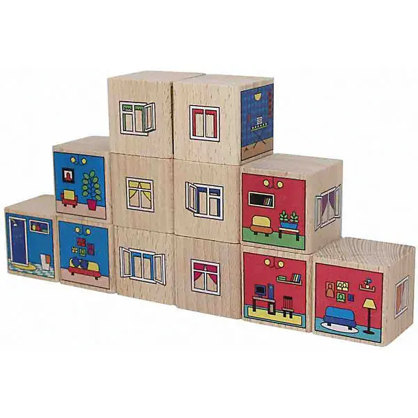 Кубики Краснокамская игрушка "Квартиры"